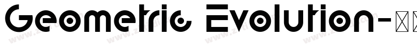 Geometric Evolution字体转换